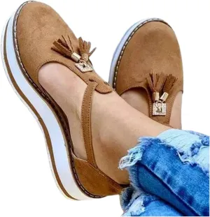 Ladmiple Sneakers For Women Walking Shoes Slip On Low Top Fashion Dressy Casual Summer Comfort Non Slip Flats Loafers