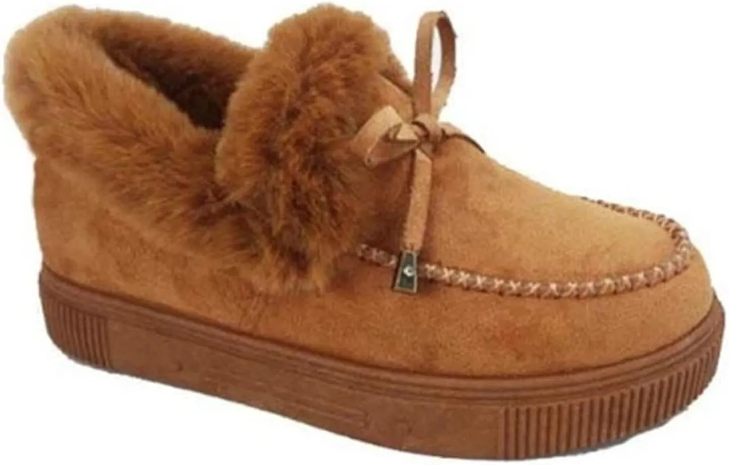 Ladmiple Winter Shoes For Women Fashion Womens Snow Boots Winter Shoes with Fur Lined Warm Slip On Ankle Booties Comfortable Outdoor Anti Slip Walking Shoes