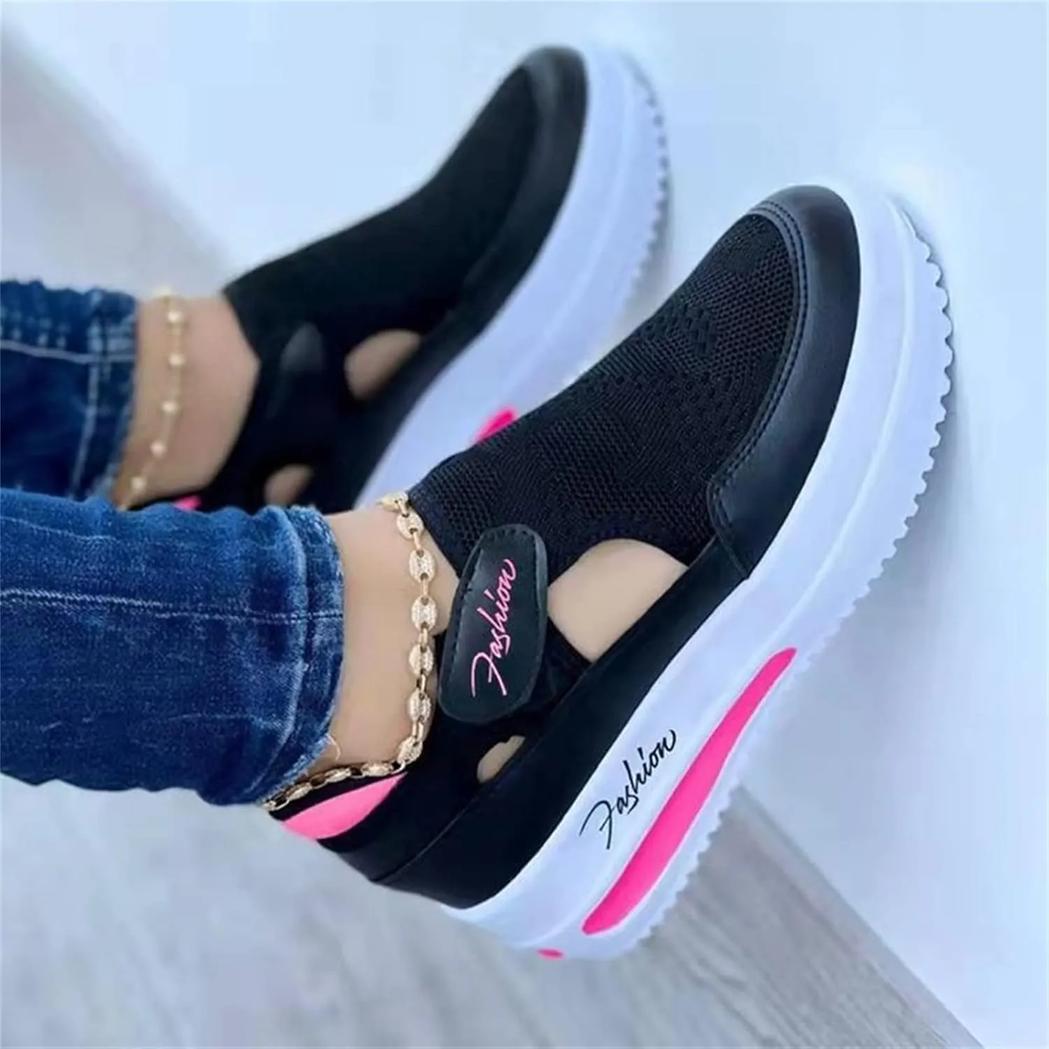 Lausiuoe Wedge Sandals For Women Wide Width Dressy Platform Flatform Sandals Casual Summer Strappy Beach Walking Shoes