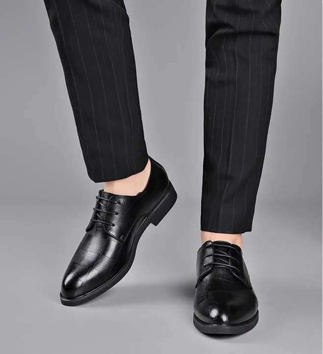 Leather Shoes Men's Classic Retro Casual Shoes Men's Shiny Patent Leather Dress Shoes Mens Black Dress Shoes Leather Office(8)