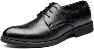 Leather Shoes Men's Classic Retro Casual Shoes Men's Shiny Patent Leather Dress Shoes Mens Black Dress Shoes Leather Office(8)