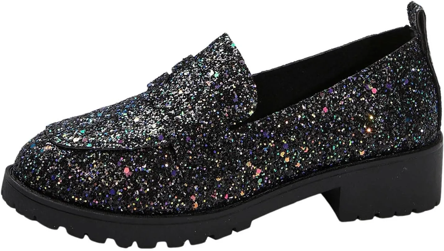 Loafers for Women Comfort Dressy Flats Shoes Fashion Penny Loafers Business Casual Shoes Slip On Work Shoes