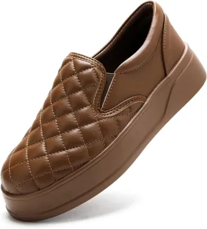 Loafers for Women Penny Comfort Leather Platform & Slip-Ons Dressy Shoes