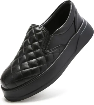 Loafers for Women Penny Comfort Leather Platform & Slip-Ons Dressy Shoes