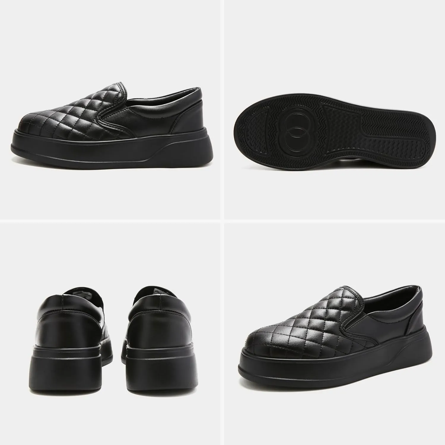 Loafers for Women Penny Comfort Leather Platform & Slip-Ons Dressy Shoes