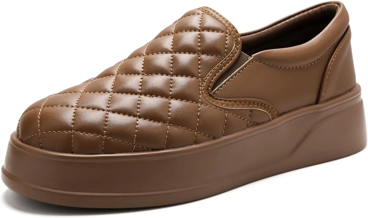 Loafers for Women Penny Comfort Leather Platform & Slip-Ons Dressy Shoes