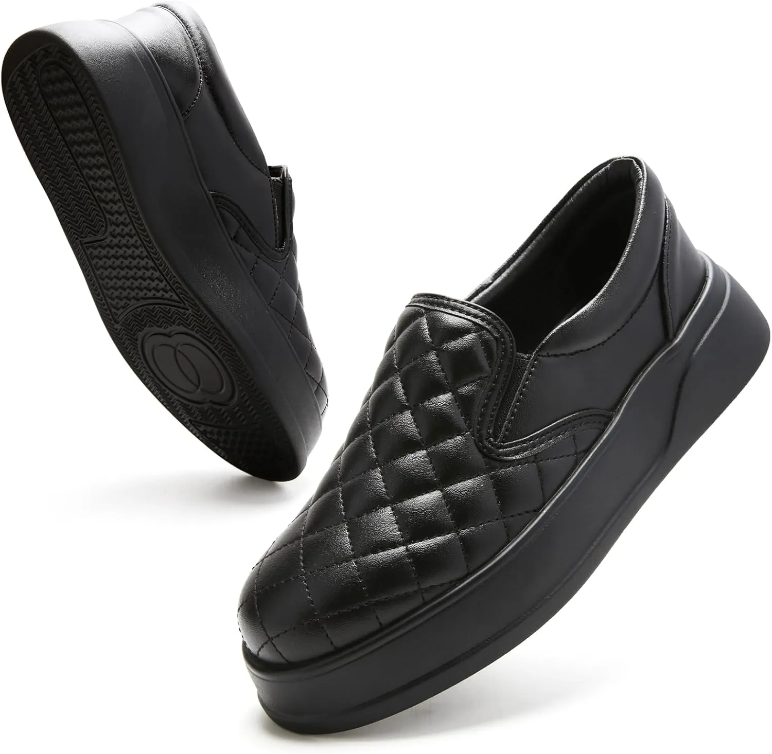 Loafers for Women Penny Comfort Leather Platform & Slip-Ons Dressy Shoes
