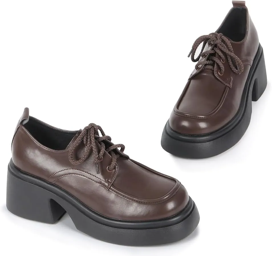 Loafers for Women Platform Chunky Women's Loafers & Slip-ons Penny Loafers for Women Comfort Business Casual Shoes