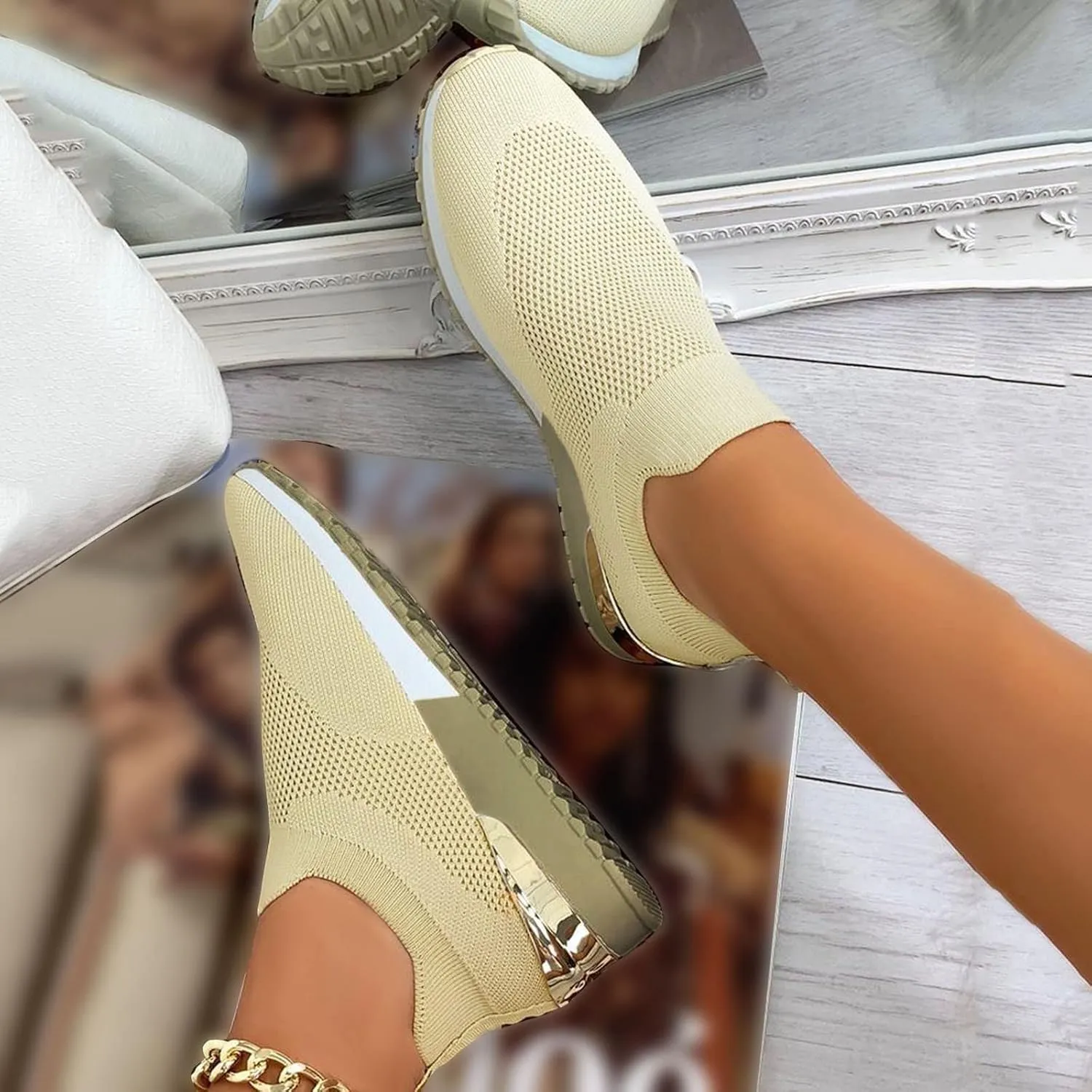 Low-Top Slip Ons Women's Fashion Sneakers Casual Mens Tennis Shoes Food Service Dressy Casual Shoes White Platform Sneakers Brown Tennis Shoe White Loafers