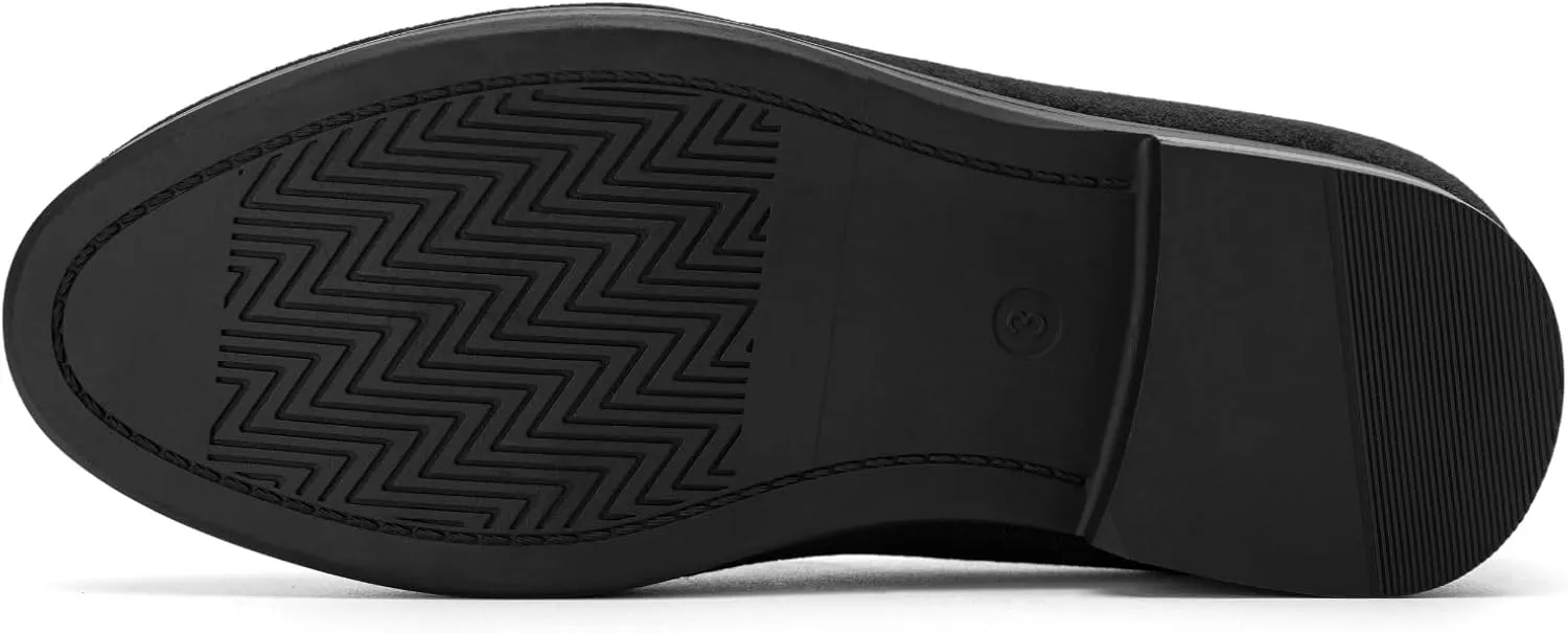 Meijiana Boys' Formal Dress Slip-On Loafers - Tuxedo Shoe for Baby Dress Shoes