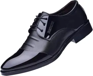 Men Dress Shoes Brown Leather Toe Male Men Suit Pointed Leather Casual Shoes Business Shoes Shoes Fashion Men's Leather Shoes Mens Dark Brown Business Casual Shoes