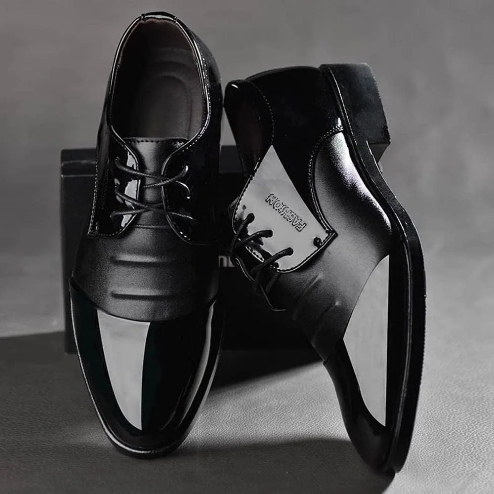 Men Dress Shoes Brown Leather Toe Male Men Suit Pointed Leather Casual Shoes Business Shoes Shoes Fashion Men's Leather Shoes Mens Dark Brown Business Casual Shoes