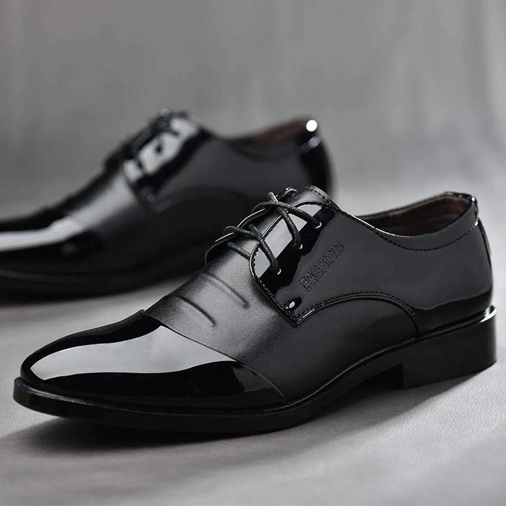 Men Dress Shoes Brown Leather Toe Male Men Suit Pointed Leather Casual Shoes Business Shoes Shoes Fashion Men's Leather Shoes Mens Dark Brown Business Casual Shoes