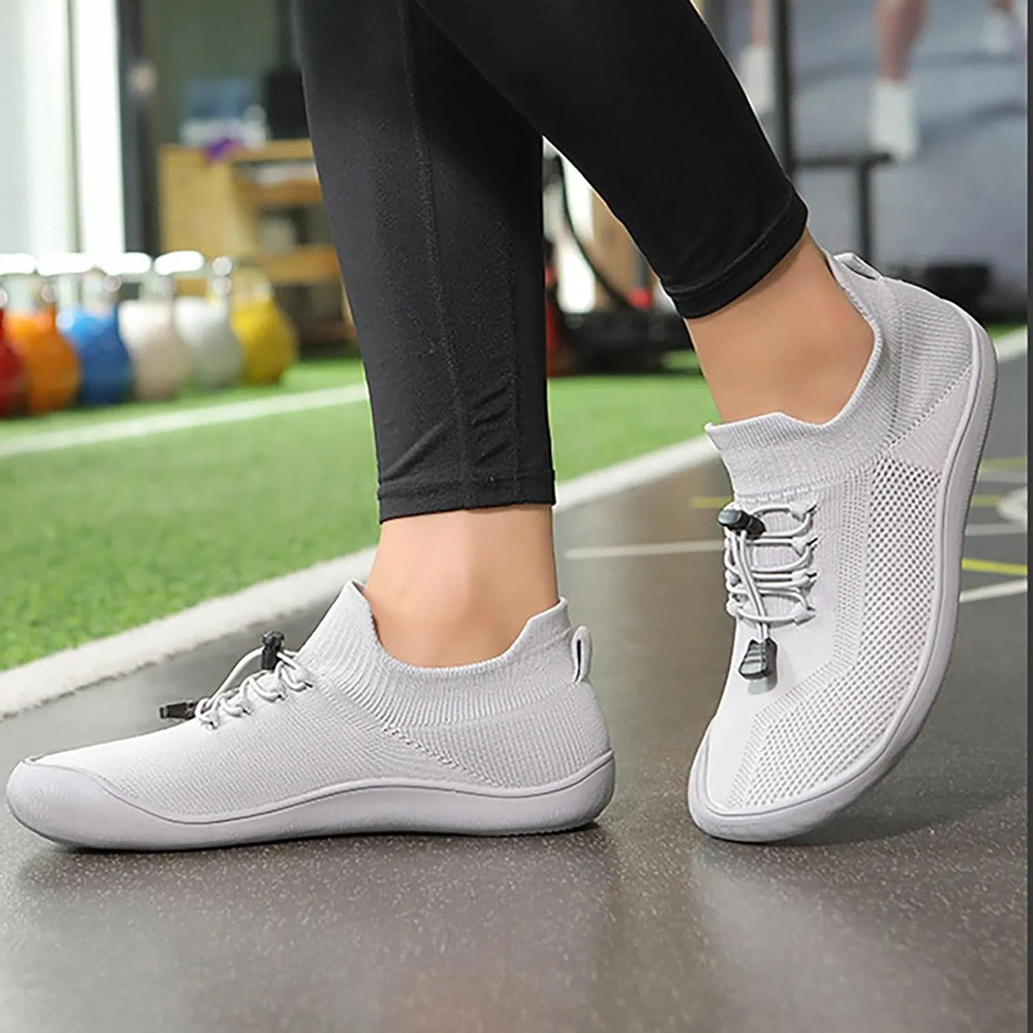 Men's Casual Dress Oxfords Shoes Breathable Knit Womens Tennis Shoes Comfort Women's Casual Shoes Wedge Sneakers Platform Tennis Shoe Casual Loafers