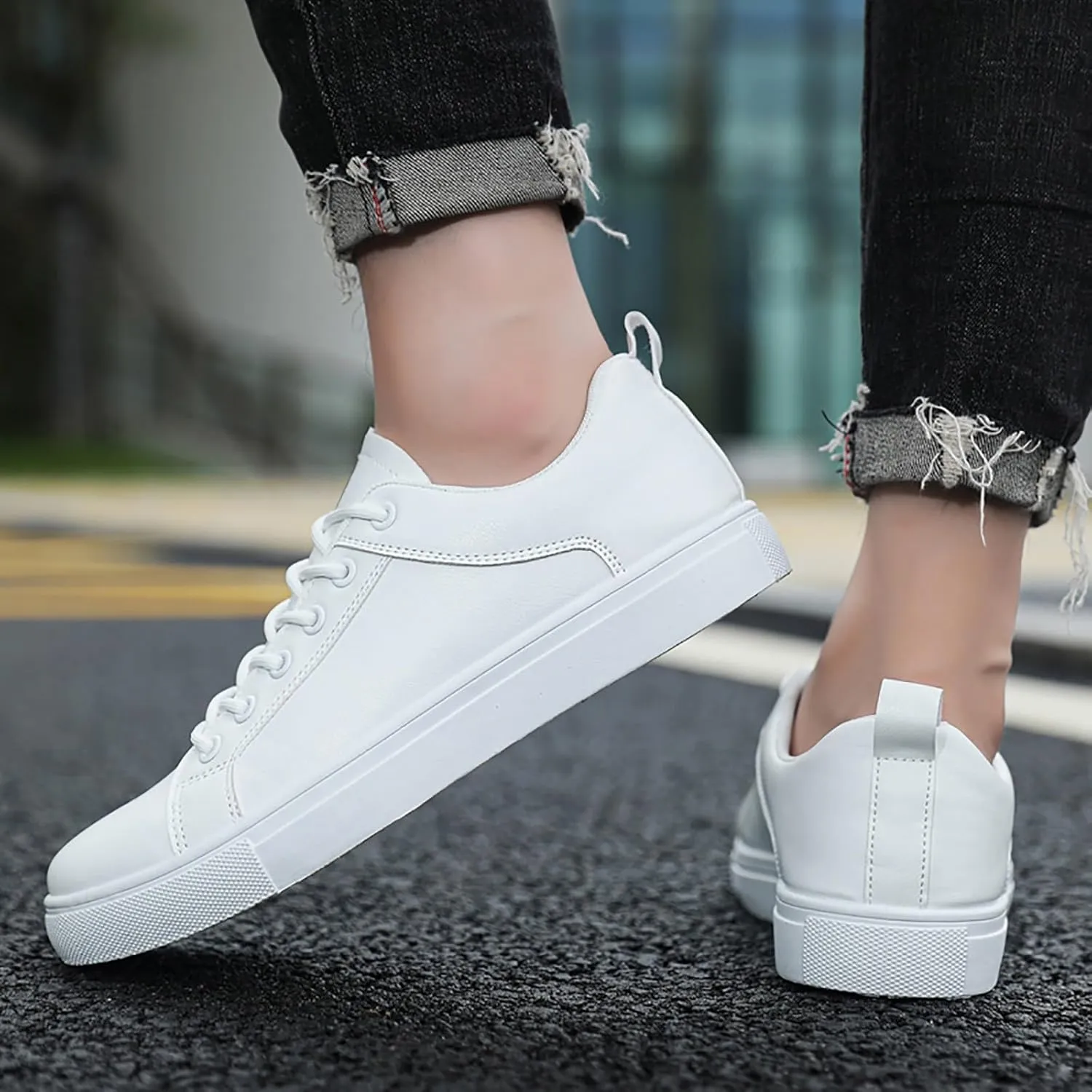 Men's Casual Dress Sneakers Slip On Sneakers Women Wide Width Gym Shoes Men Round Toe Flats Comfortable Womens Loafers Platform Sneakers for Women Fashion
