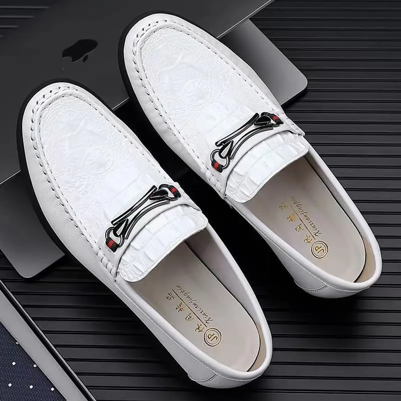 Men's Casual Loafers Slip On Leather Shoes Lightweight Driving Shoes Moccasins Classic New Loafer Flats Boat Shoes Outdoor Walking Shoes