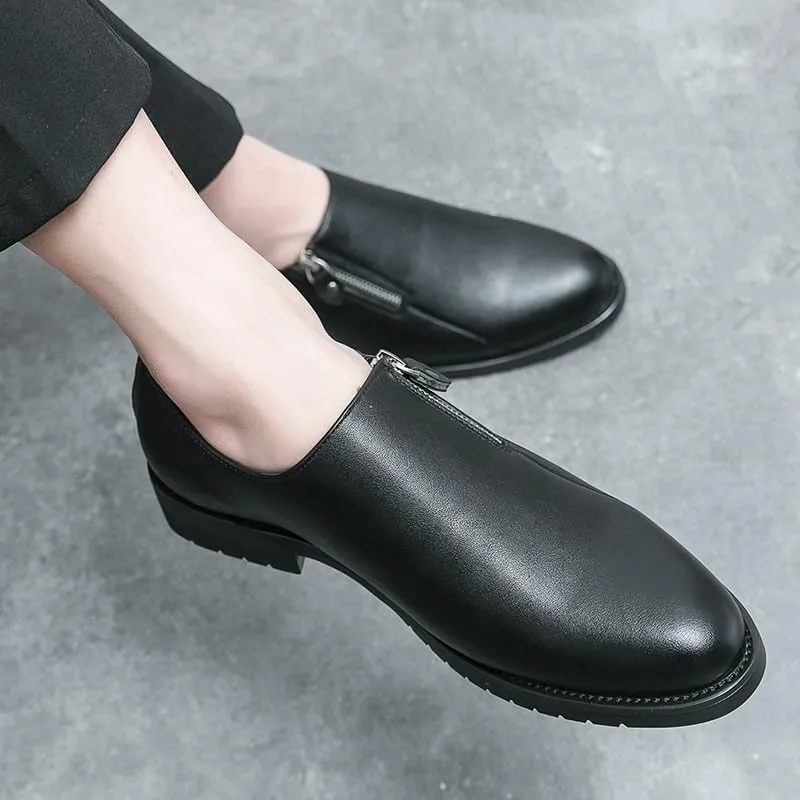 Men's Casual Loafers Slip On Leather Shoes Male Lightweight Driving Shoes Moccasins Classic New Loafer Flats Boat Shoes Outdoor Walking Shoes
