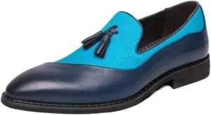 Men's Casually Suave Leather Loafers Men's Casual Loafers Slip On Leather Shoes Male Fashion Dress Shoes Driving Shoes Moccasins Classic Loafer Flats