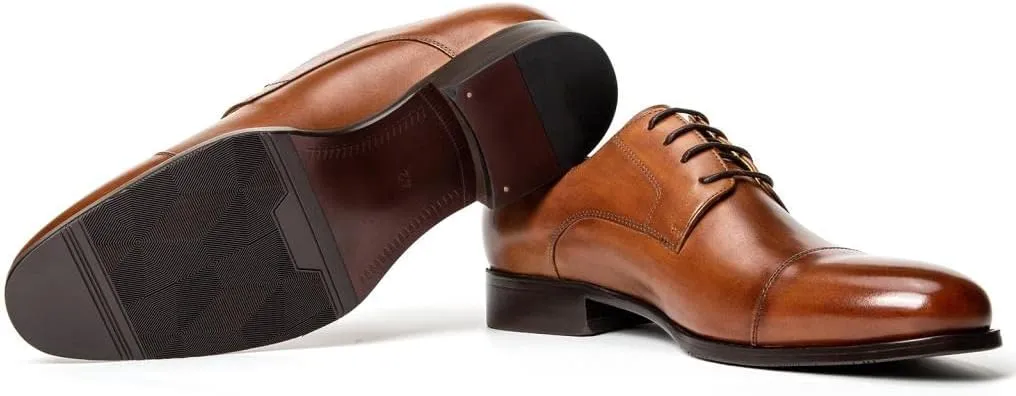 Men's Dress Oxfords Shoes Laces Up for Mens Business Formal Wedding Comfortable Shoes