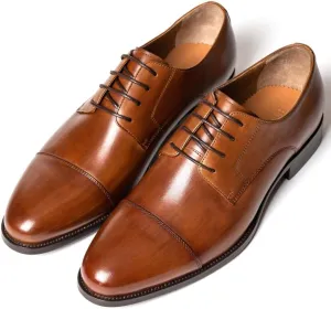 Men's Dress Oxfords Shoes Laces Up for Mens Business Formal Wedding Comfortable Shoes