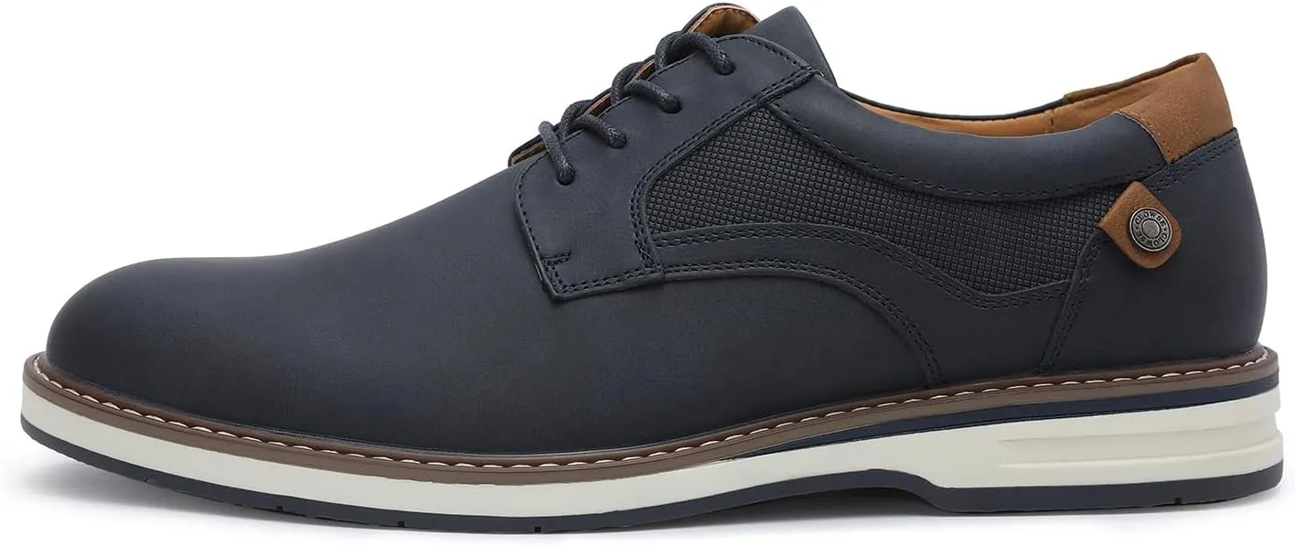 Men's Dress Shoes Casual Business Formal Oxfords Classic Lace Up Work Dress Shoes