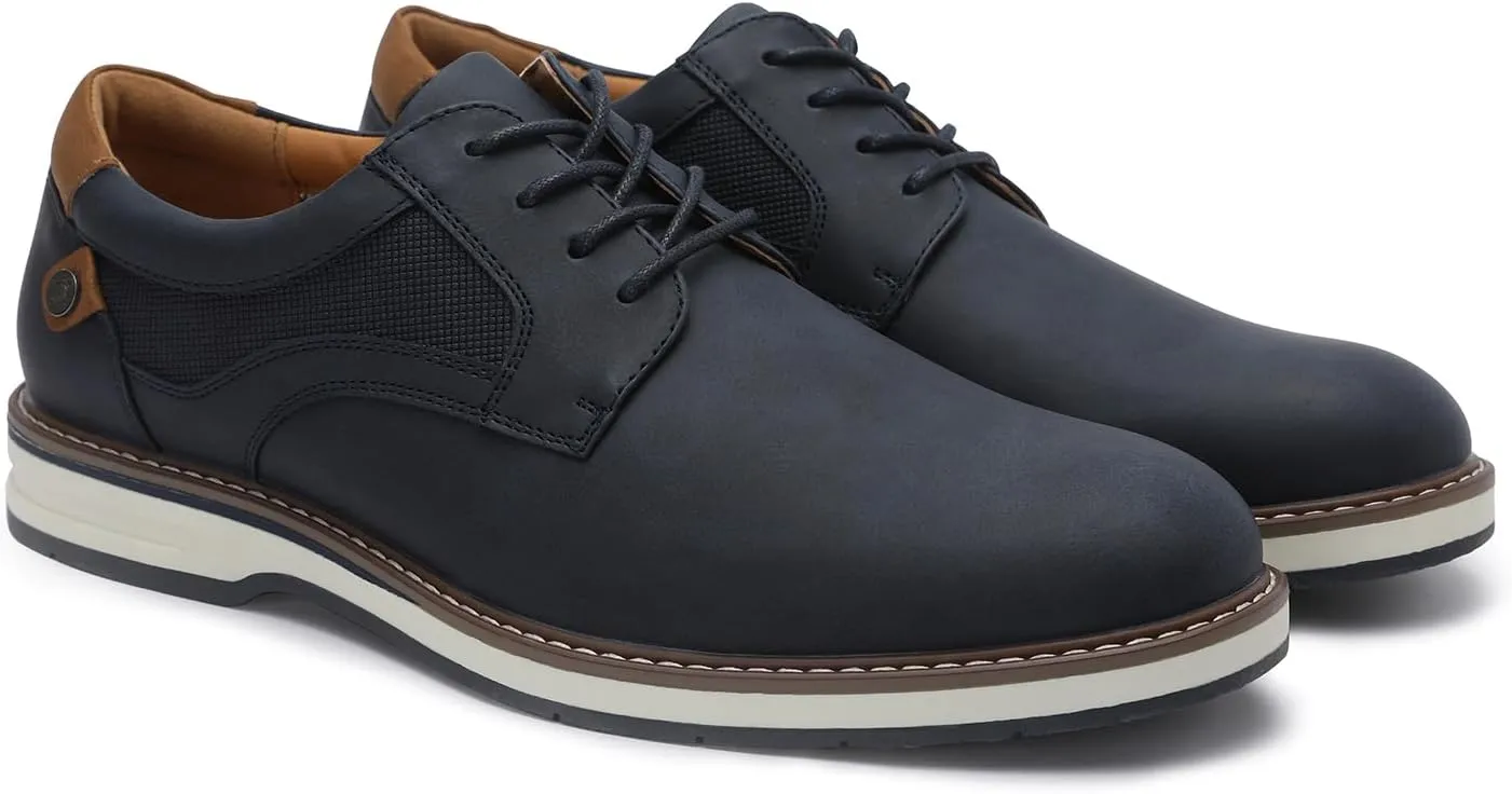 Men's Dress Shoes Casual Business Formal Oxfords Classic Lace Up Work Dress Shoes