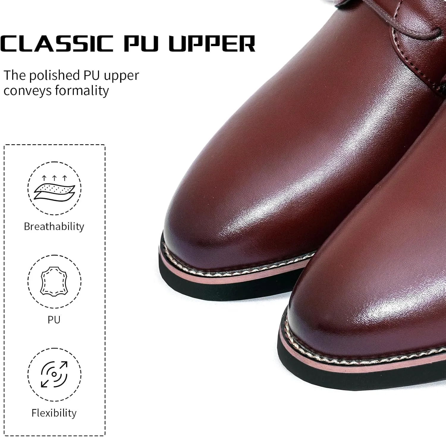 Mens Dress Shoes Casual Men's Oxfords Shoes Business Formal Shoes for Men