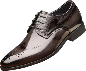 Men's Dress Shoes Classic Casual Loafers Tuxedo Oxford Shoes Formal Wedding Shoes Wide Business Penny Loafers