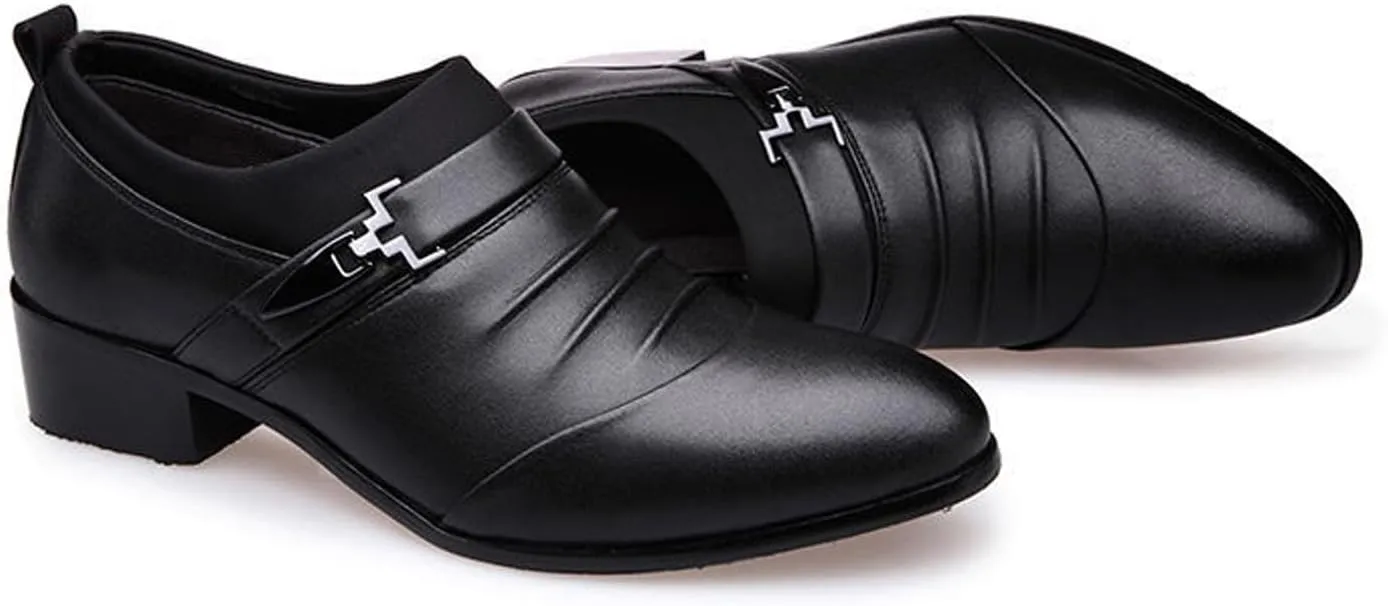 Men's Dress Shoes Classic Casual Loafers Tuxedo Oxford Shoes Formal Wedding Shoes Wide Business Penny Loafers