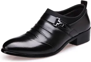 Men's Dress Shoes Classic Casual Loafers Tuxedo Oxford Shoes Formal Wedding Shoes Wide Business Penny Loafers