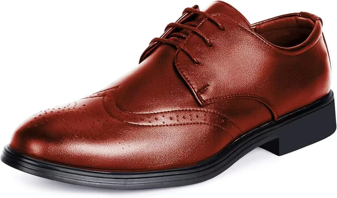 Men's Dress Shoes, Formal Business Classic Lace Up Leather Oxford Shoes
