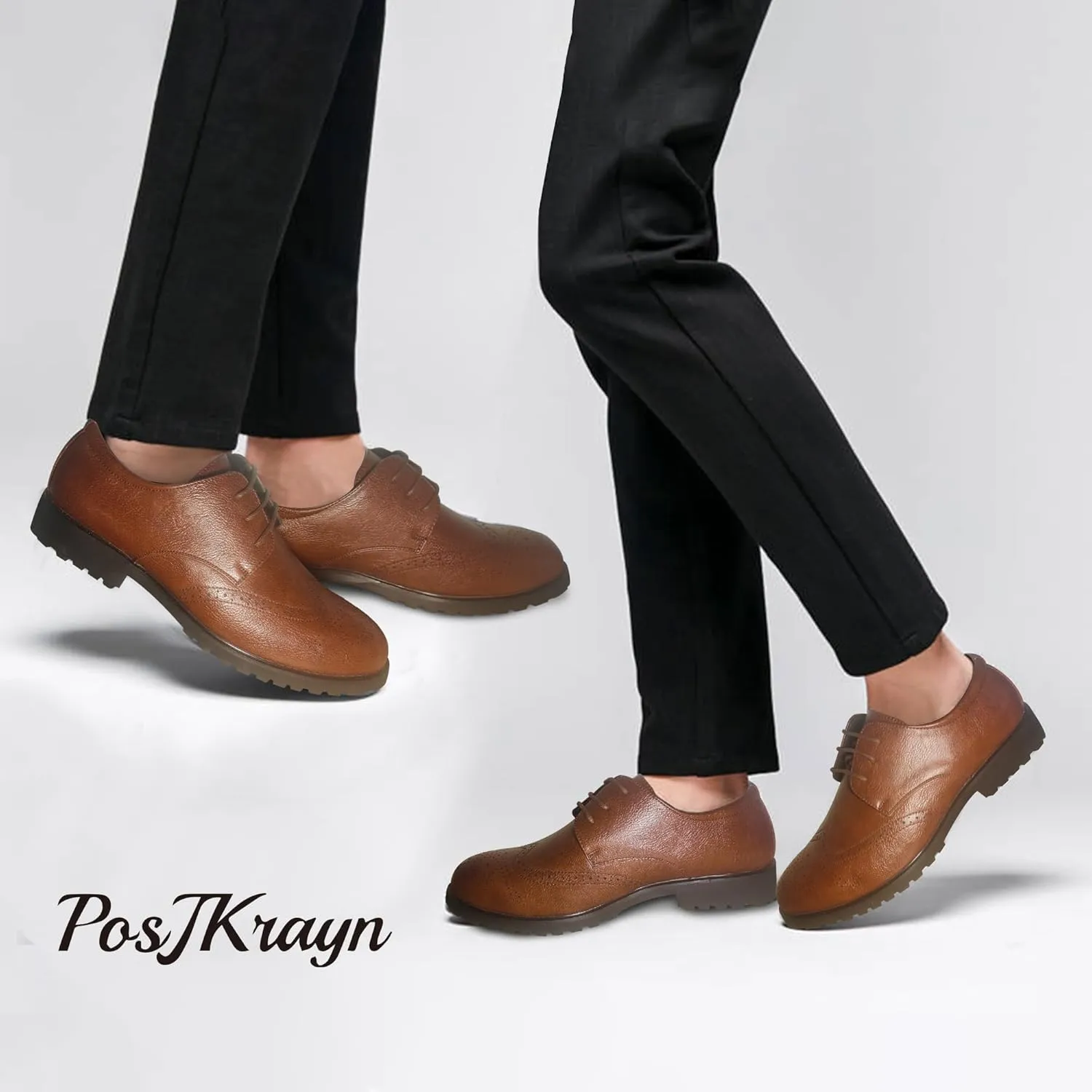 Men's Dress Shoes, Formal Business Classic Lace Up Leather Oxford Shoes