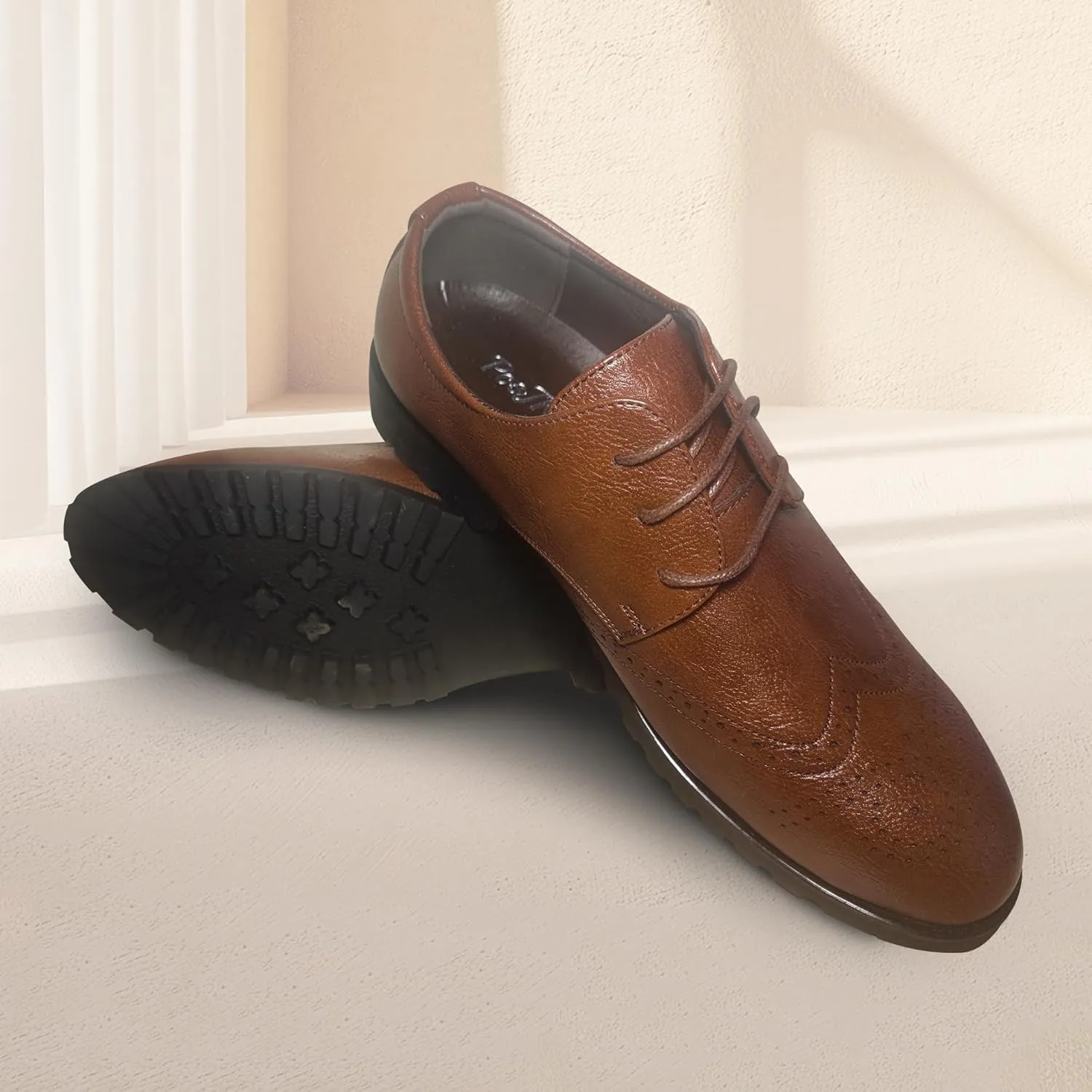 Men's Dress Shoes, Formal Business Classic Lace Up Leather Oxford Shoes