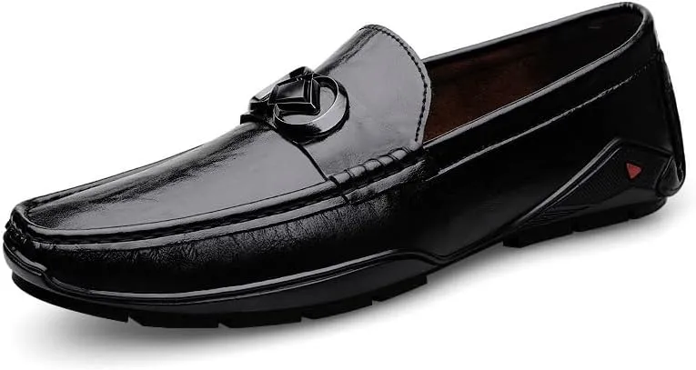 Men's Dress Shoes Formal Work Slip-On Business Loafers Shoes Casual Leather Men Oxfords Shoes