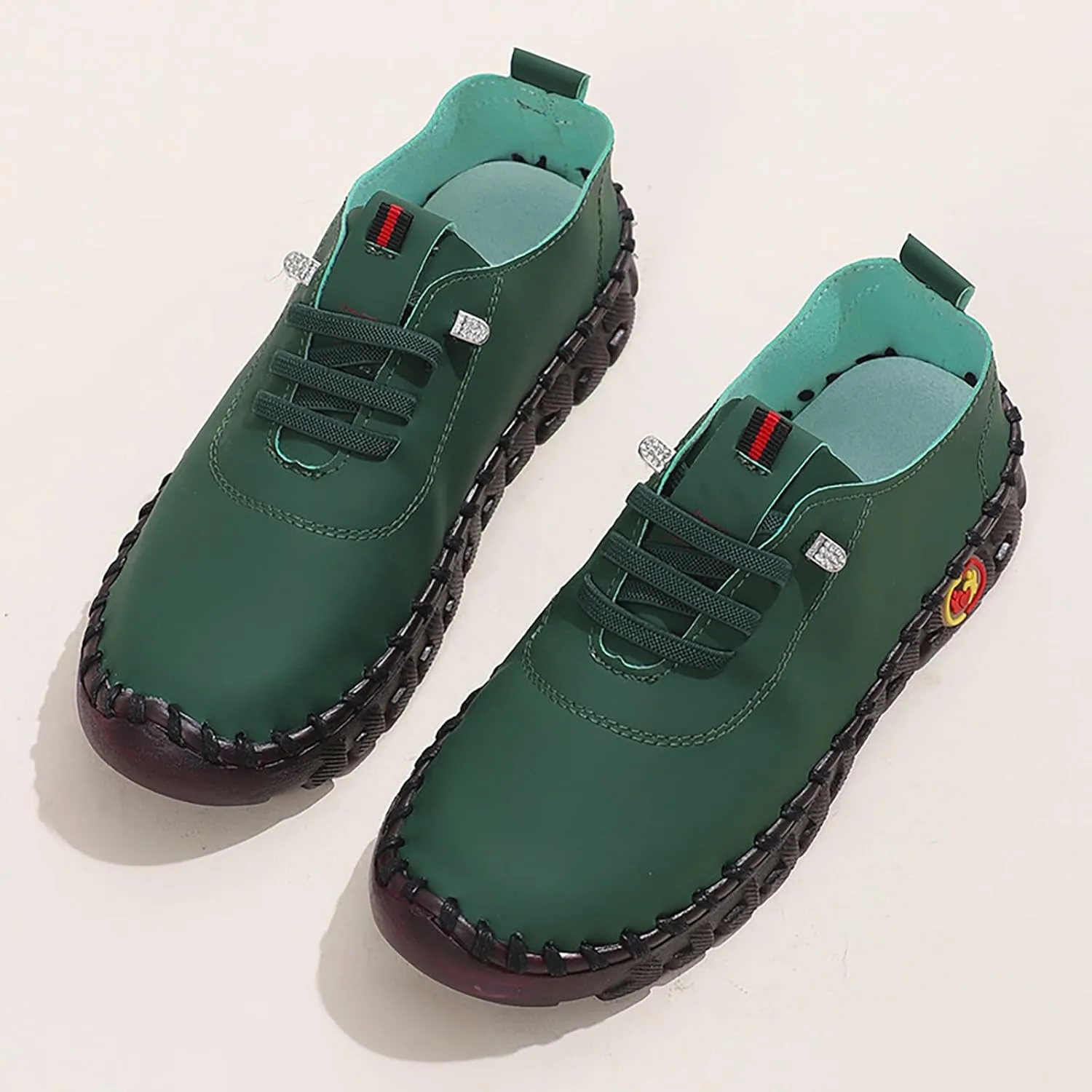 Mens Dress Shoes Slip On Sneakers Women Arch Support Womens Loafers with Arch Support Round Toe Flat Heel Christmas Sneakers for Women Round Toe Flats Comfortable
