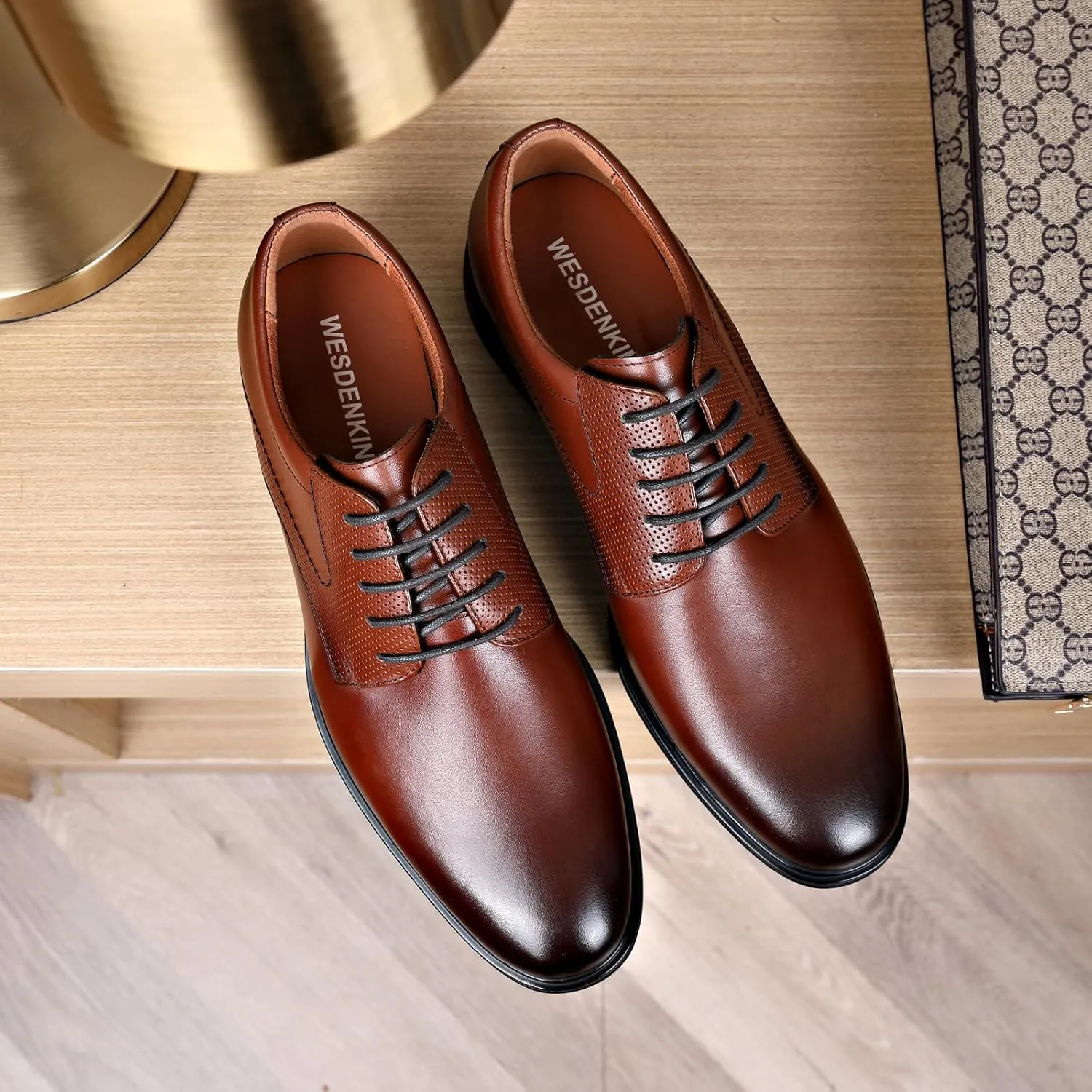 Men's Formal Shoes Wedding, Comfort Oxford Shoes for Men