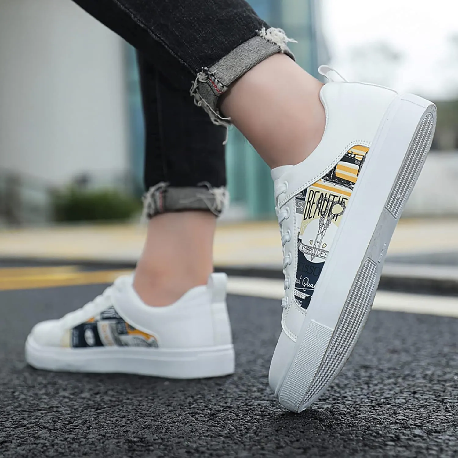 Men's Mesh Sneakers White Sneakers for Women Arch Support Shoes for Women Comfortable Dressy Slip on Men's Loafers & Slip-Ons Womens Sneakers Walking