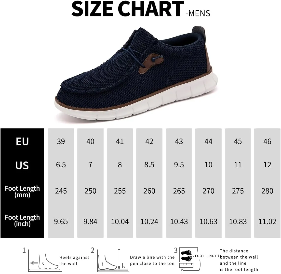 Mens Slip on Loafers Boat Shoes Non Slip Walking Shoes Fashion Sneakers for Men Comfort Lightweight Breathable Casual Office Shoes