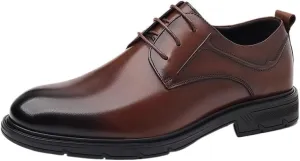 Men's Wingtip Dress Shoes(Brown,9.5)