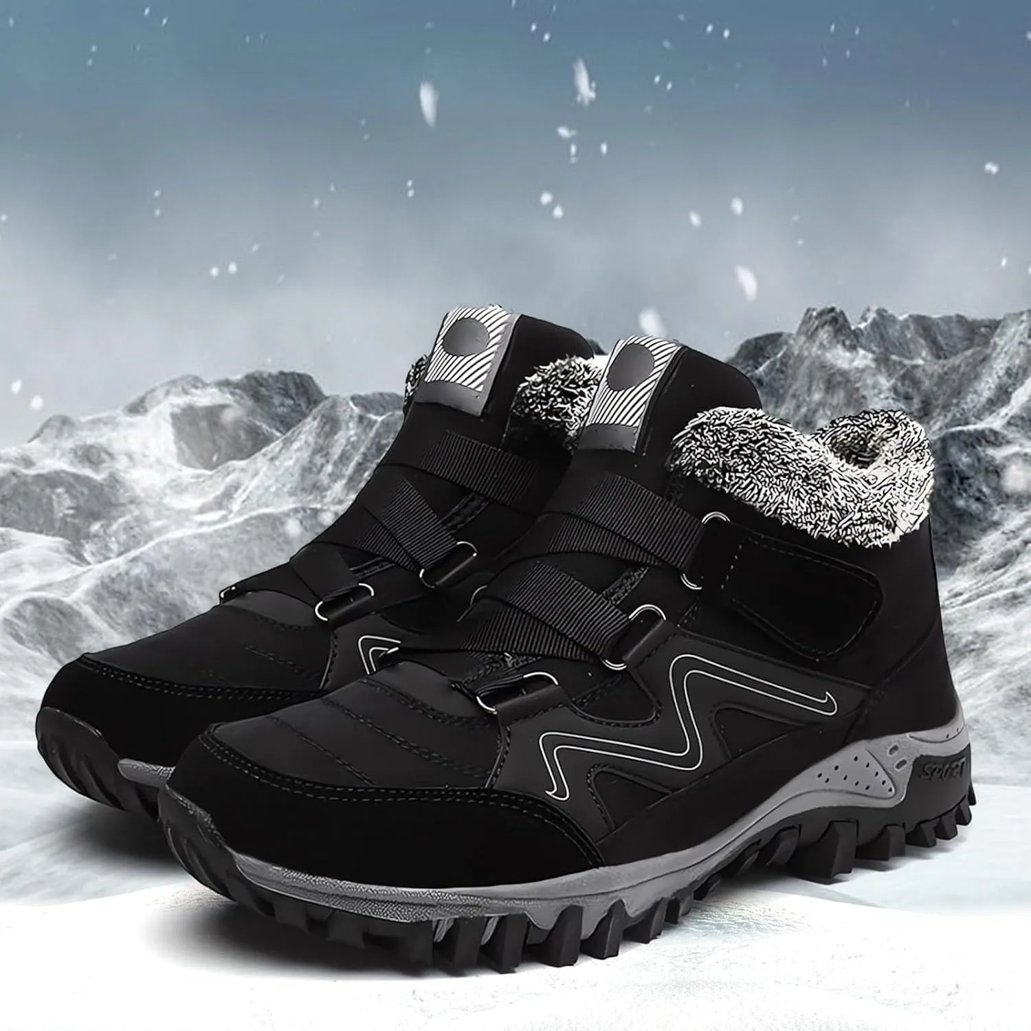 Men's Work Boots with Zipper Hiking Sneakers Boot with Comfort Women Safety Toe Shoes with Zipper Waterproof Outdoor Shoes Leather Comfortable Hike Grounded Footwear