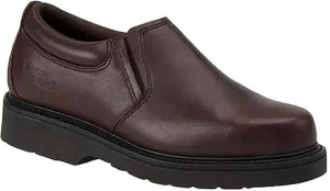 Men's Work Slip-On, 13 3E US, Brown