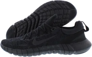 Nike Free Run 5.0 Next Nature Mens Shoes Size 8.5, Color: Black/Off Noir-Black/Deep Black