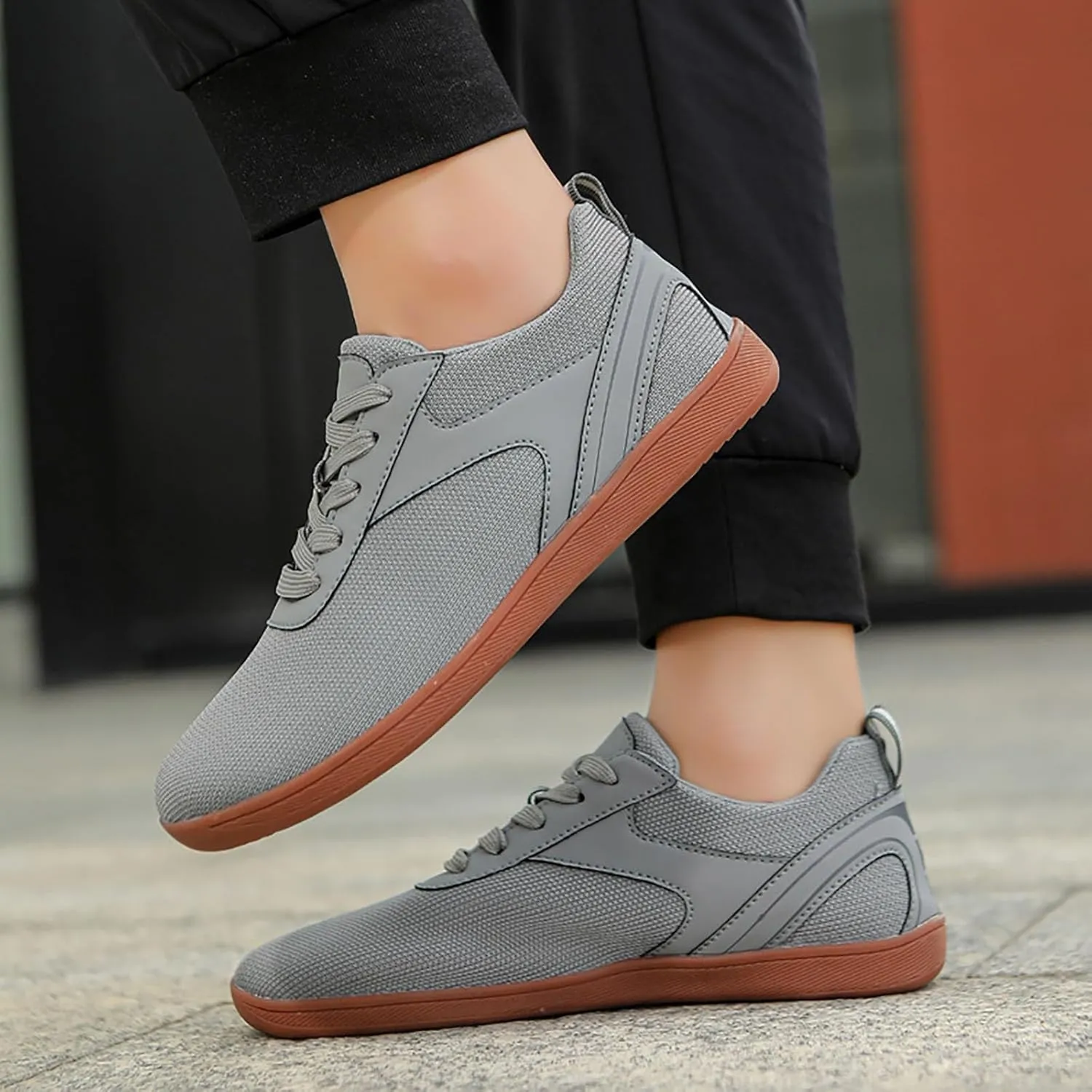 Non Slip Work Shoes Women Mesh Breathable Slip On Shoes Casual Brown Sneakers Women's Tennis Walking Lightweight Waterproof Tennis Shoe Trainers Shoe