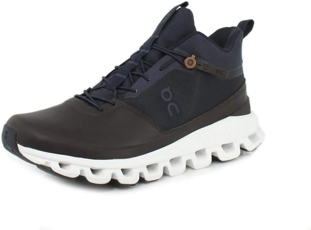 On-Running Mens Cloud Hi Ink/Brown Running Shoe - 10