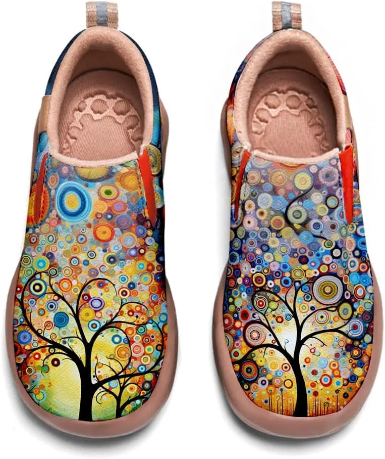 Onehorse Girls Sneakers Boys Slip-Ons Kids Loafers Painted Travel Shoes