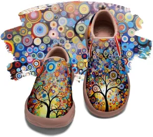 Onehorse Girls Sneakers Boys Slip-Ons Kids Loafers Painted Travel Shoes