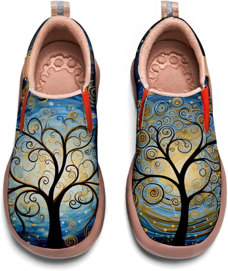 Onehorse Girls Sneakers Boys Slip-Ons Kids Loafers Painted Travel Shoes