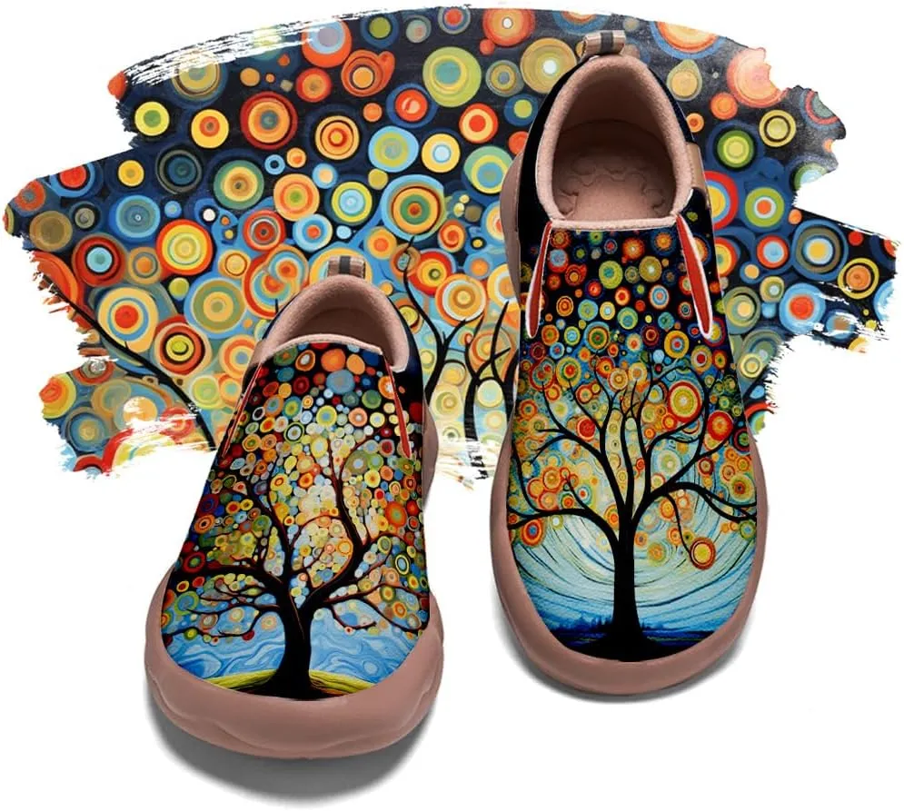 Onehorse Girls Sneakers Boys Slip-Ons Kids Loafers Painted Travel Shoes