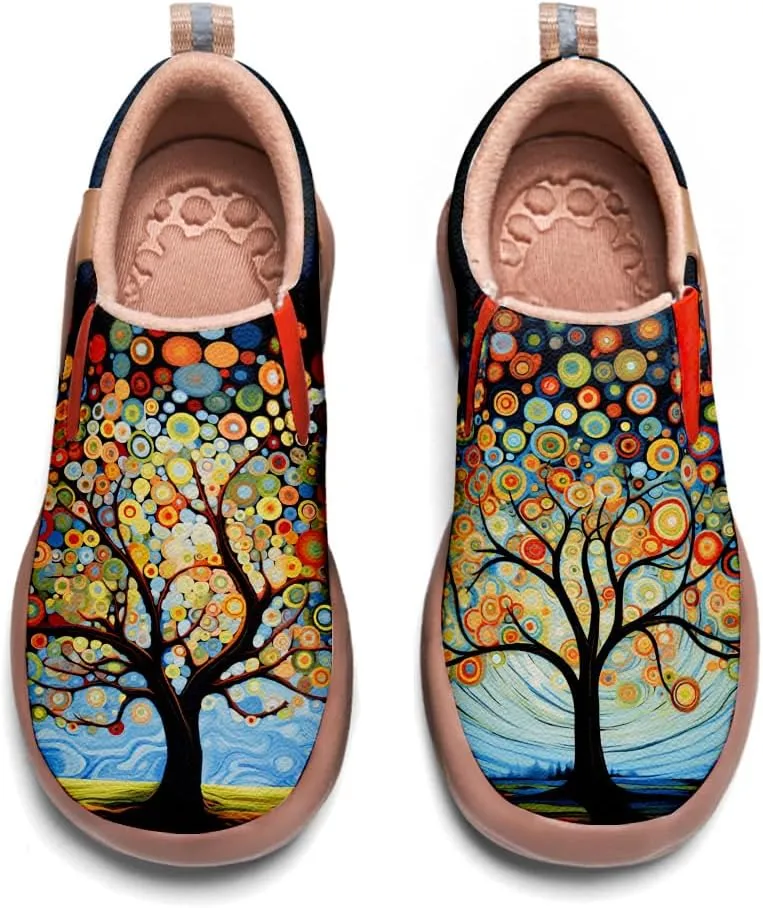 Onehorse Girls Sneakers Boys Slip-Ons Kids Loafers Painted Travel Shoes