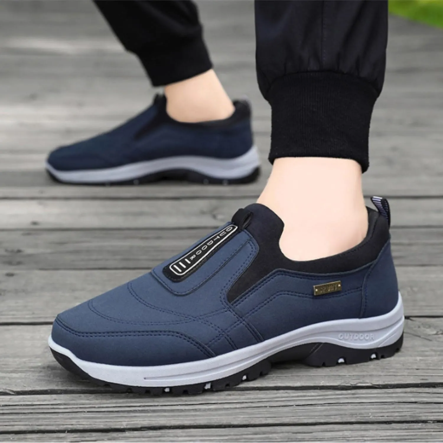 Orthoture Mens Shoes Orthowalkway Mens Shoes Outdoor Casual Arch Support Orthopedic Slip On Walking Shoes Sneakers
